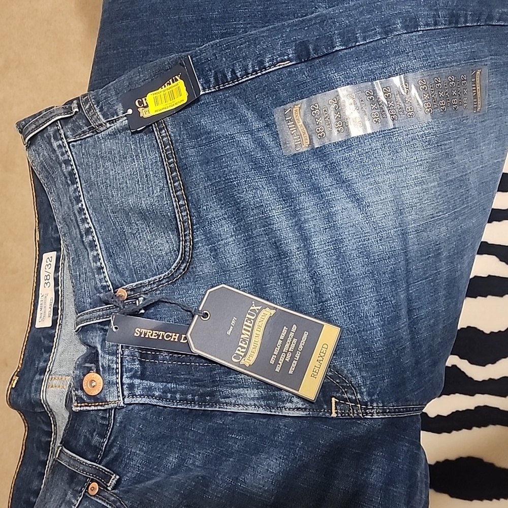 Cremieux relaxed 38× 32 NWT mens jeans